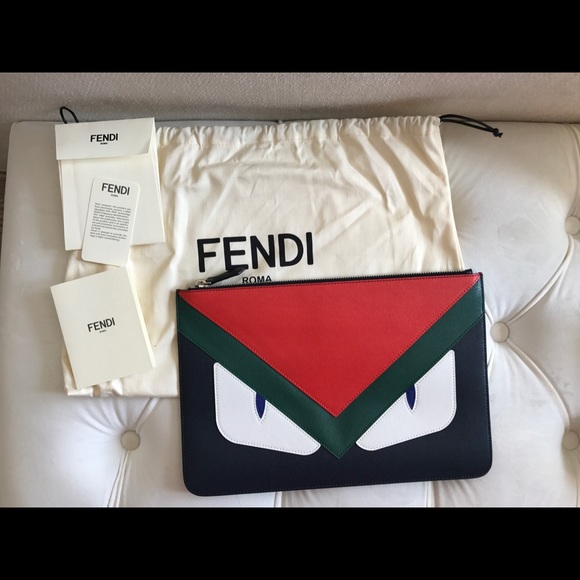 Fendi Monster Bug Clutch - Picture 1 of 3